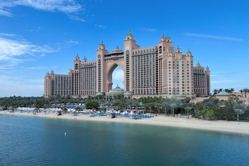 Atlantis The Palm, Dubai.Luxus Hotel,Ressort auf der kuenstlich erschaffenen Insel The Palm in Dubai. *** Atlantis The P