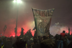 Inter Milan fans celebrate Serie A title in Italy