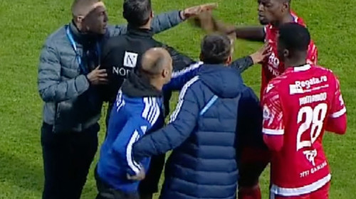 ”Nebunie” în FC Botoșani - Dinamo: ”războinicul” Bogdan Andone, eliminat pentru ”un amărât de aut”