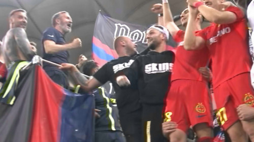 Mihai Stoica, umplut de sânge la Arena Națională, după ce FCSB a câștigat titlul!