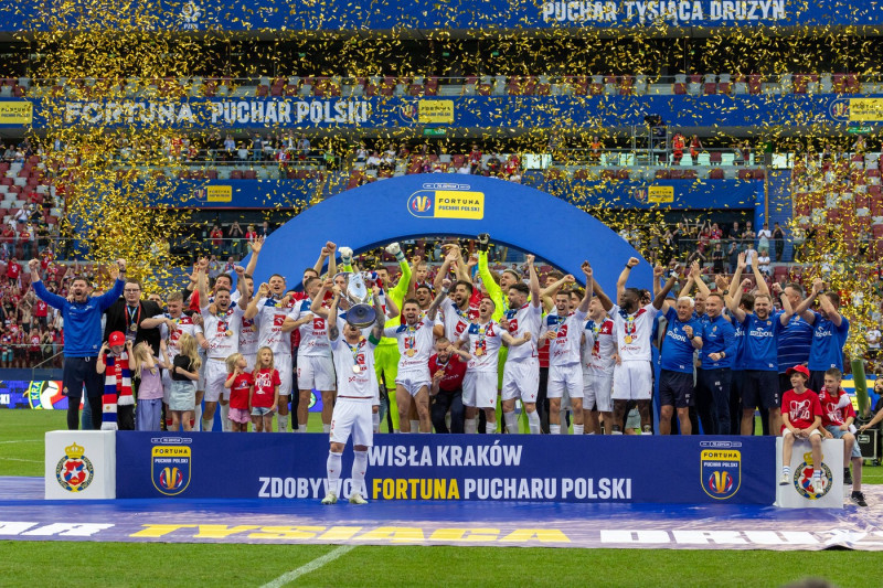 Pogon Szczecin - Wisla Krakow 02.05.2024 Warsaw, football, Fortuna Polish Cup (Fortuna Puchar Polski) , game Pogon Szcze