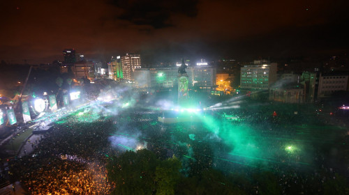 Imagini de vis după ce Sporting a câștigat titlul. ”Noapte albă” la Lisabona