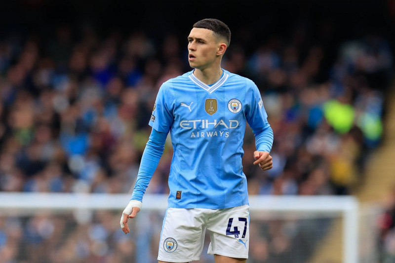 Manchester City v Wolverhampton Wanderers Premier League 04/05/2024. Phil Foden (47) of Manchester City during the Premi