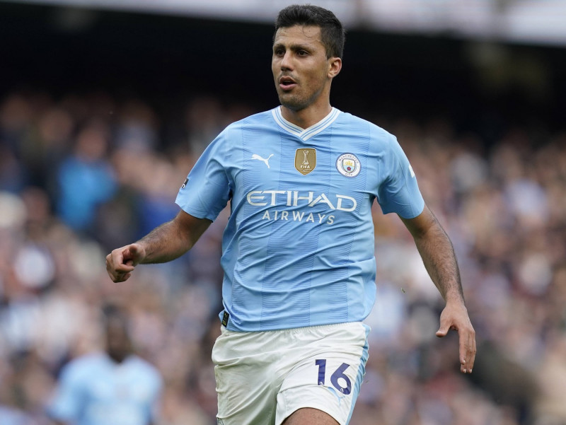 Manchester, England, 4th May 2024. Rodri of Manchester City during the Premier League match at the Etihad Stadium, Manch