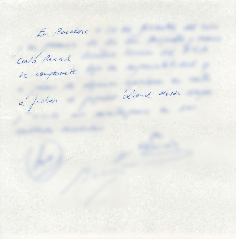 Historic napkin that secured teenage Lionel Messi's future GOAT-status to be auctioned