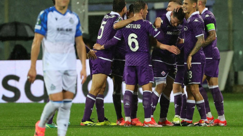 Club Brugge - Fiorentina 1-1. Italienii s-au calificat în finala UEFA Conference League, după 4-3 la general