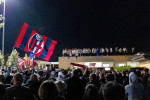 Serie A - The Fans Await the Arrival of the Bologna Players' Bus After the Victory Against Napoli, Italy - 12 May 2024