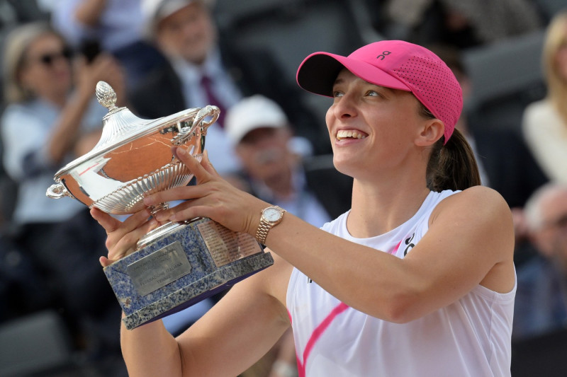 Iga &#x15a;wi&#x105;tek (POL) vs Arina Sabalenka (BLR) - Finale femminile tennis - Internazionali BNL d'Italia 2024