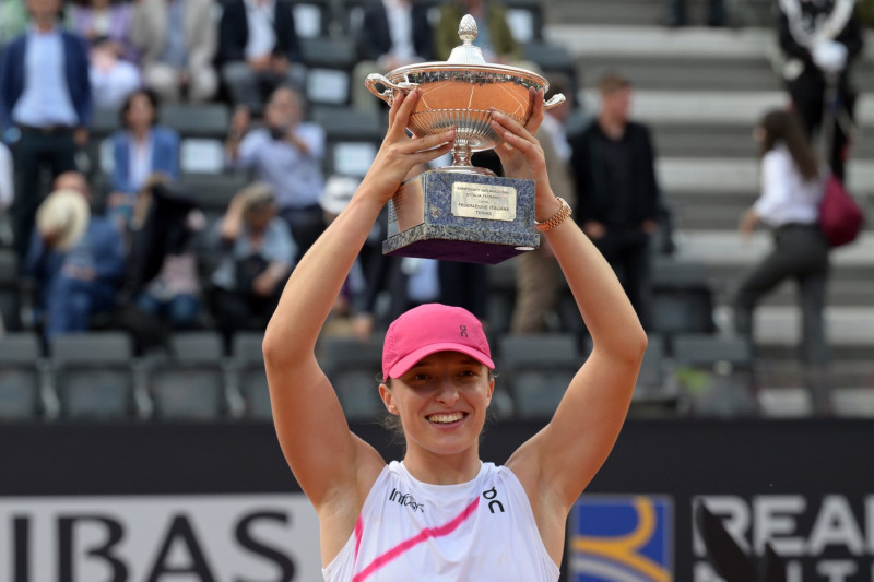 Iga &#x15a;wi&#x105;tek (POL) vs Arina Sabalenka (BLR) - Finale femminile tennis - Internazionali BNL d'Italia 2024