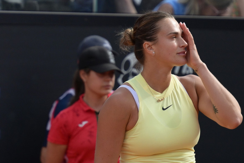 Final of the 2024 Italian Open Tennis Tournament - Iga SWiatek (POL) vs Aryna Sabalenka (BLR), Rome, Italy - 18 May 2024