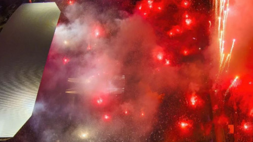 Fiesta la Salonic, după ce PAOK a câștigat titlul. Petrecere în miez de noapte pe străzi, într-o atmosferă incendiară
