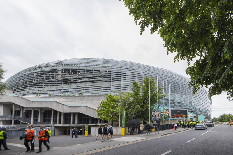 2024 UEFA EUROPA LEAGUE FINAL: Atalanta Bergamo - Bayer 04 Leverkusen; 22.05.2024 Blick auf die Dublin Arena (Aviva Stad