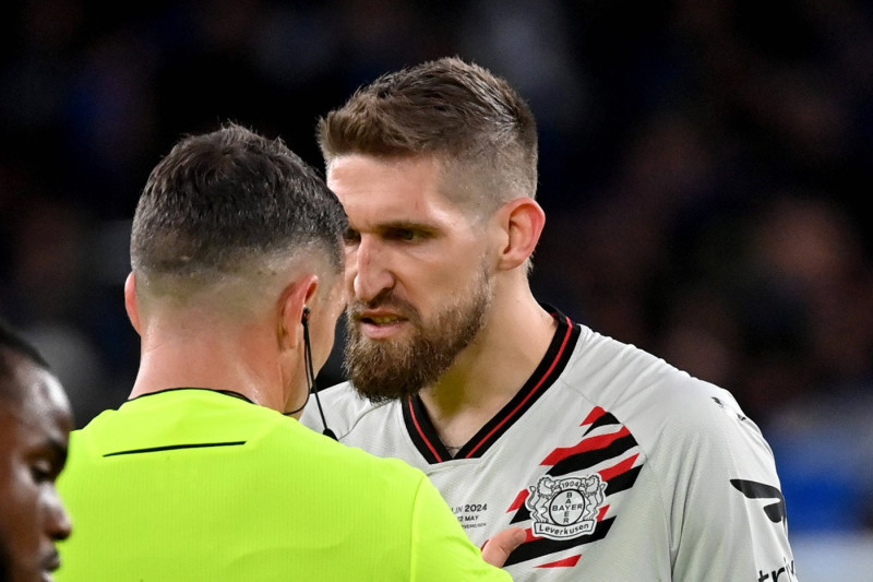 22.05.2024, xjrdrx, Fussball UEFA Europa League Finale 2024, Bayer 04 Leverkusen - Atalanta Bergamo emspor, v.l. Schieds