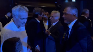 Jose Mourinho a văzut ce a făcut Cristi Borcea la dineul ”Generației de Aur”, s-a dus la el și i-a spus câteva cuvinte