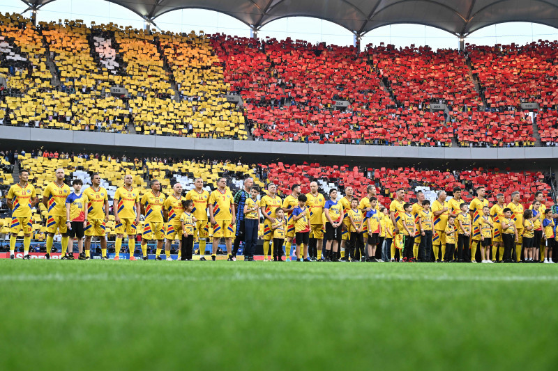 FOTBAL:ROMANIA GENERATIA DE AUR-LEGENDELE LUMII, AMICAL (25.05.2024)