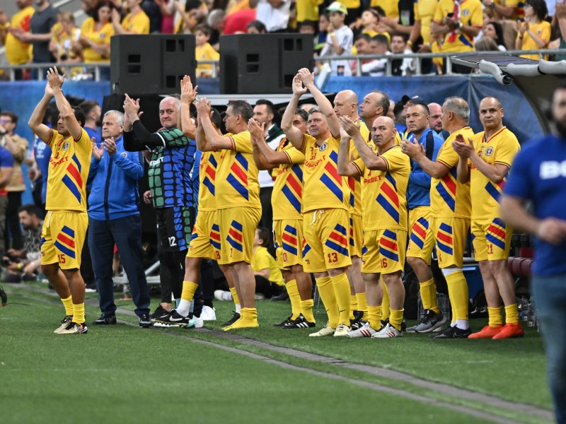 FOTBAL:ROMANIA GENERATIA DE AUR-LEGENDELE LUMII, AMICAL (25.05.2024)