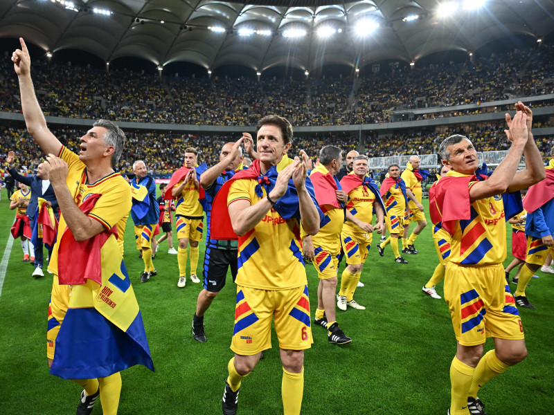 FOTBAL:ROMANIA GENERATIA DE AUR-LEGENDELE LUMII, AMICAL (25.05.2024)