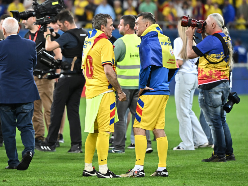 FOTBAL:ROMANIA GENERATIA DE AUR-LEGENDELE LUMII, AMICAL (25.05.2024)