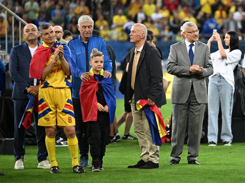 FOTBAL:ROMANIA GENERATIA DE AUR-LEGENDELE LUMII, AMICAL (25.05.2024)