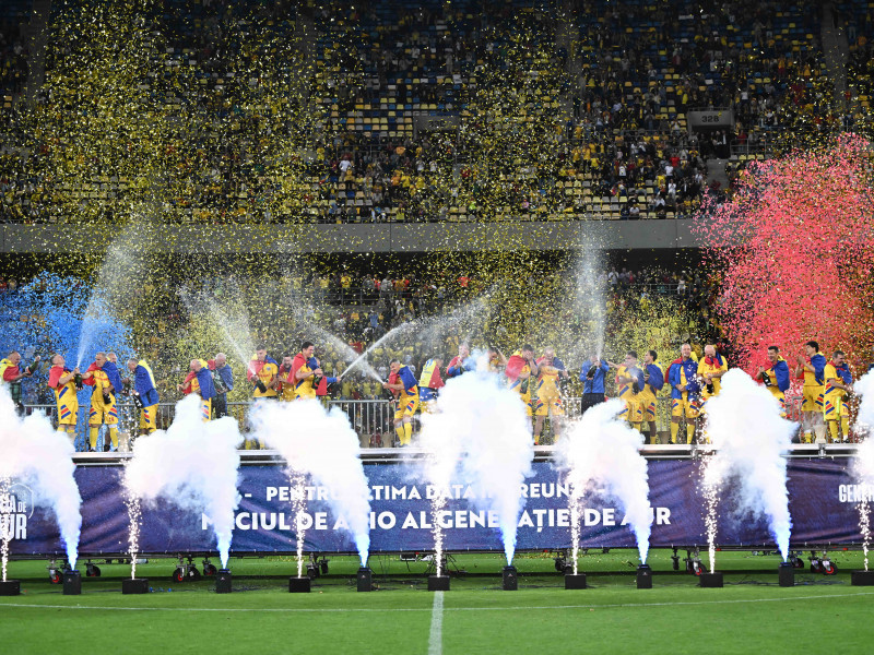 FOTBAL:ROMANIA GENERATIA DE AUR-LEGENDELE LUMII, AMICAL (25.05.2024)