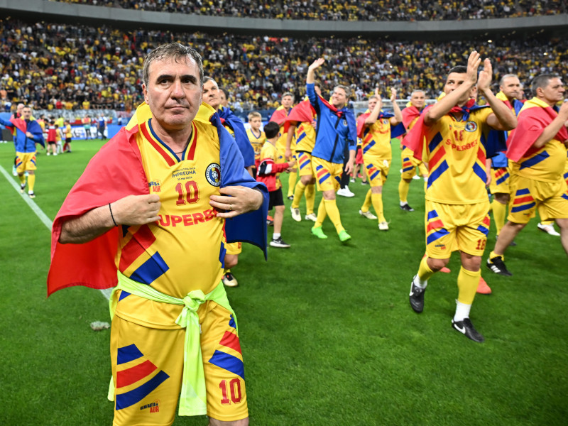 FOTBAL:ROMANIA GENERATIA DE AUR-LEGENDELE LUMII, AMICAL (25.05.2024)