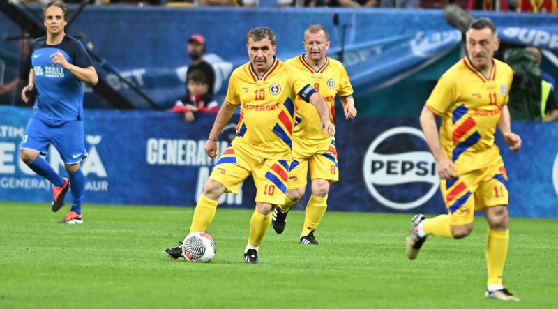 FOTBAL:ROMANIA GENERATIA DE AUR-LEGENDELE LUMII, AMICAL (25.05.2024)