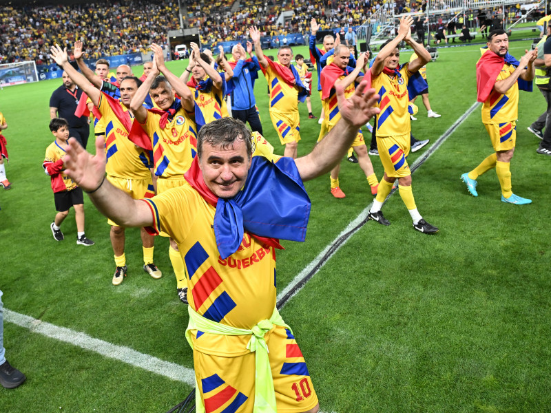 FOTBAL:ROMANIA GENERATIA DE AUR-LEGENDELE LUMII, AMICAL (25.05.2024)