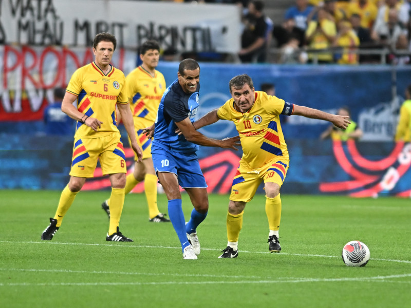 FOTBAL:ROMANIA GENERATIA DE AUR-LEGENDELE LUMII, AMICAL (25.05.2024)