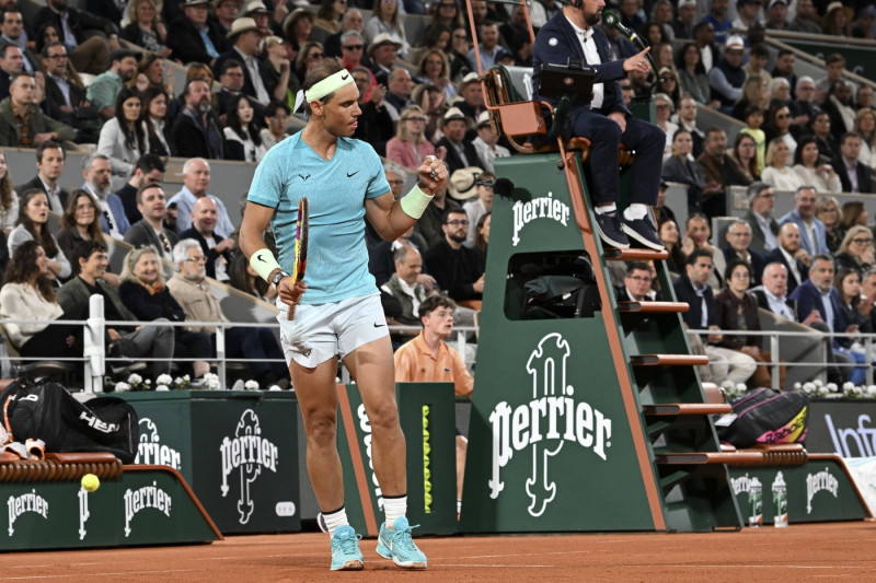 Alexander Zverev (GER) Vs Rafael Nadal (ESP) TENNIS : Roland Garros 2024 - 27/05/2024 MichaelBaucher/Panoramic PUBLICATI