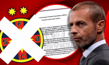 Fanii CSA Steaua au cerut la UEFA excluderea FCSB-ului din cupele europene! Documentul trimis lui Ceferin