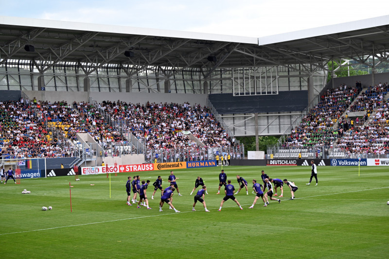 National team - public training in Jena