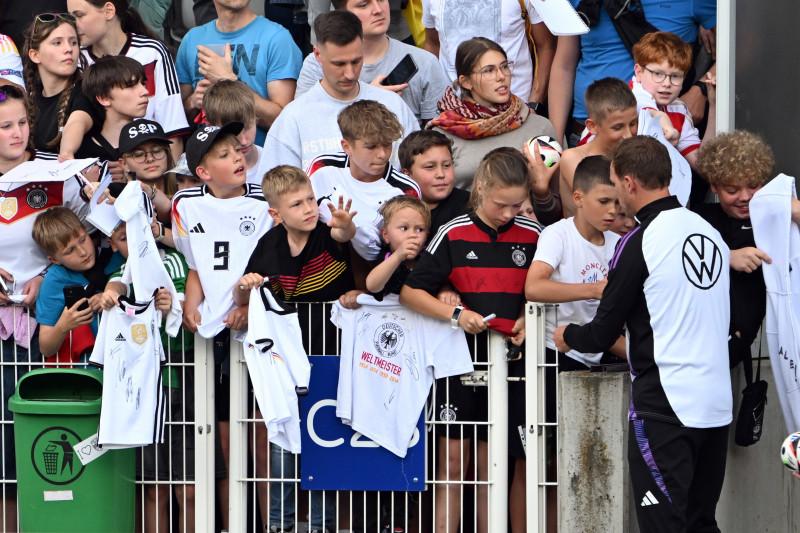 National team - public training in Jena