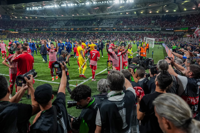 FOTBAL: OLYMPIAKOS - FIORENTINA, UEFA EUROPA CONFERENCE LEAGUE 2024 (29.05.2024)