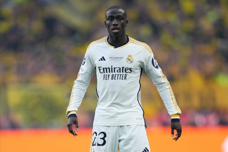 ENG: Borussia Dortmund v Real Madrid. UEFA Champions League 2023-2024. Final Ferland Mendy of Real Madrid during the UEF