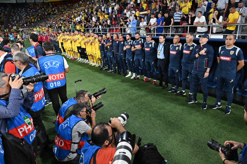 FOTBAL:ROMANIA-BULGARIA, AMICAL (4.06.2024)