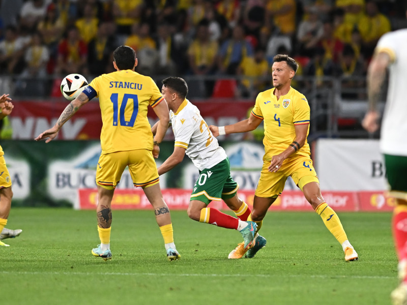 FOTBAL:ROMANIA-BULGARIA, AMICAL (4.06.2024)