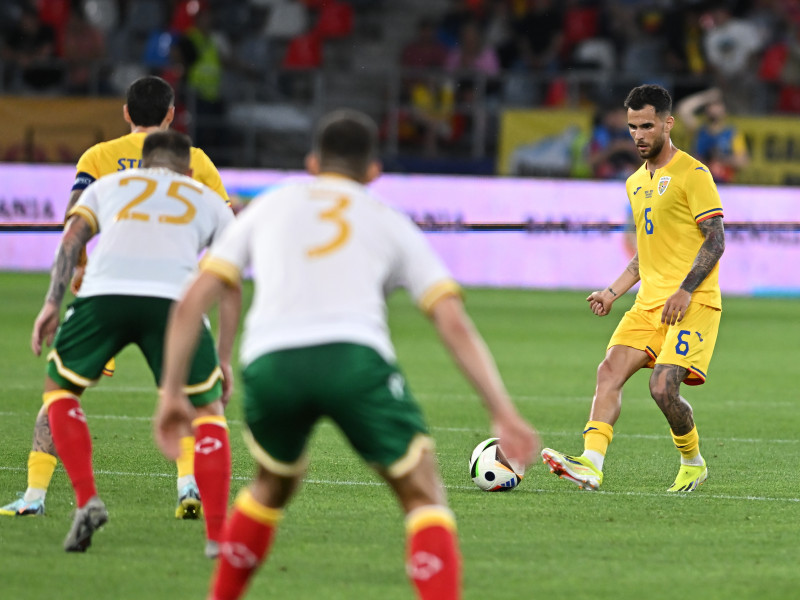 FOTBAL:ROMANIA-BULGARIA, AMICAL (4.06.2024)