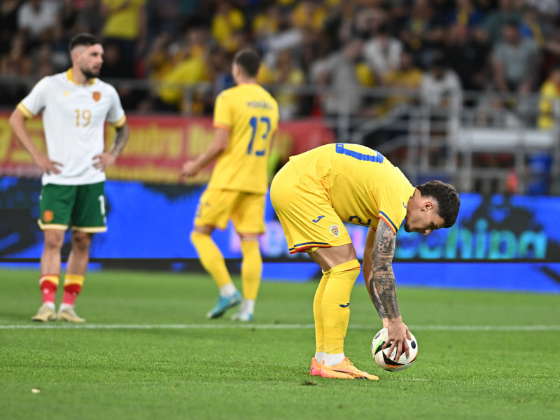 FOTBAL:ROMANIA-BULGARIA, AMICAL (4.06.2024)