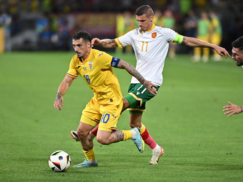 FOTBAL:ROMANIA-BULGARIA, AMICAL (4.06.2024)