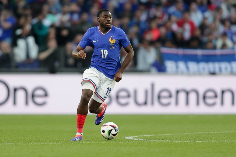 Youssouf Fofana (Frankreich 19) Freisteller, Einzelbild, Aktion, Ganzkörper / Fussball, Saison 20223-2024, Freundschafts