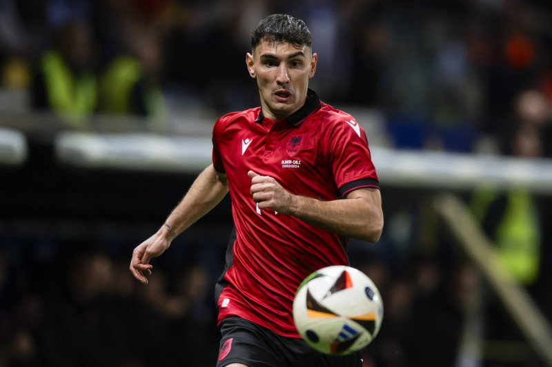 Albania v Chile - International Friendly, Länderspiel, Nationalmannschaft Qazim Laci of Albania in action during the int