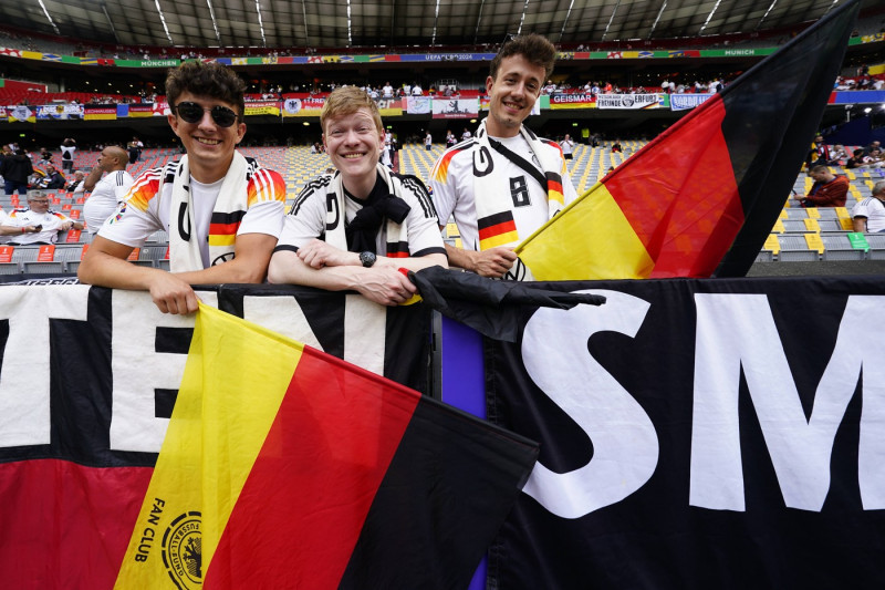 GER: Germany v Scotland. UEFA EURO, EM, Europameisterschaft,Fussball 2024 Germany fans during the UEFA Euro 2024 match b