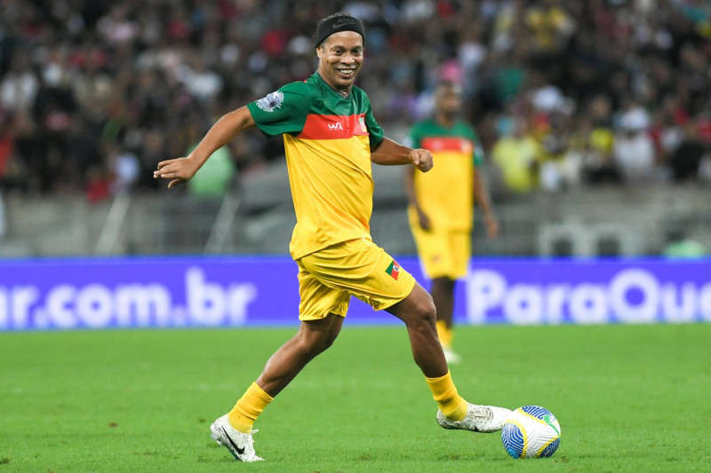 Solidarity Football 2024 Rio de Janeiro (RJ),26/05/2024 - SOLIDARITY FOOTBALL/RJ - Ronaldinho Gaucho during the match be