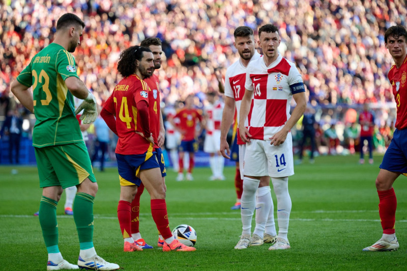 Unai Simon (Spanien Nationalmannschaft Euro 2024, 23), Marc Cucurella (Spanien Nationalmannschaft Euro 2024, 24), Bruno