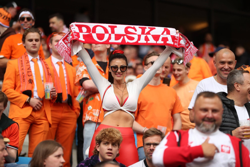 HAMBURG 16.06.2024 MECZ I RUNDA GRUPA D MISTRZOSTW EUROPY 2024: POLSKA - HOLANDIA --- FIRST ROUND GROUP D UEFA EURO, EM,