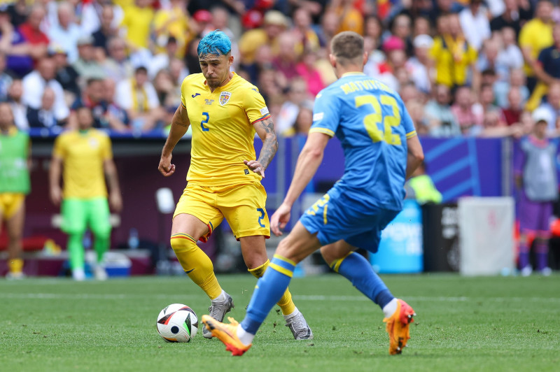 UEFA EURO 2024: Romania vs Ukraine in Munich, Munich Football Arena, Bavaria, Germany - 17 Jun 2024