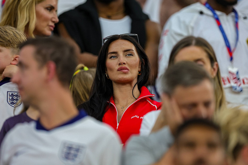 Denmark v England Euro 2024 20/06/2024. Group C Kyle Walker wife Annie Kilner during the Euro 2024 match between Denmark