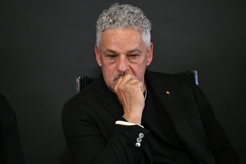 Florence, Italy. 03rd June, 2024. Italian former player Roberto Baggio during Press conference, UEFA European Football Championship in Florence, Italy, June 03 2024 Credit: Independent Photo Agency/Alamy Live News