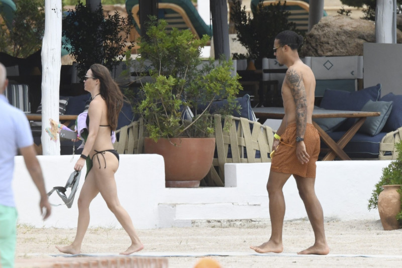 EXCLUSIVE: Virgil Van Dijk And His Family Spotted Enjoying A Beach Day In Sardinia - 30 May 2024