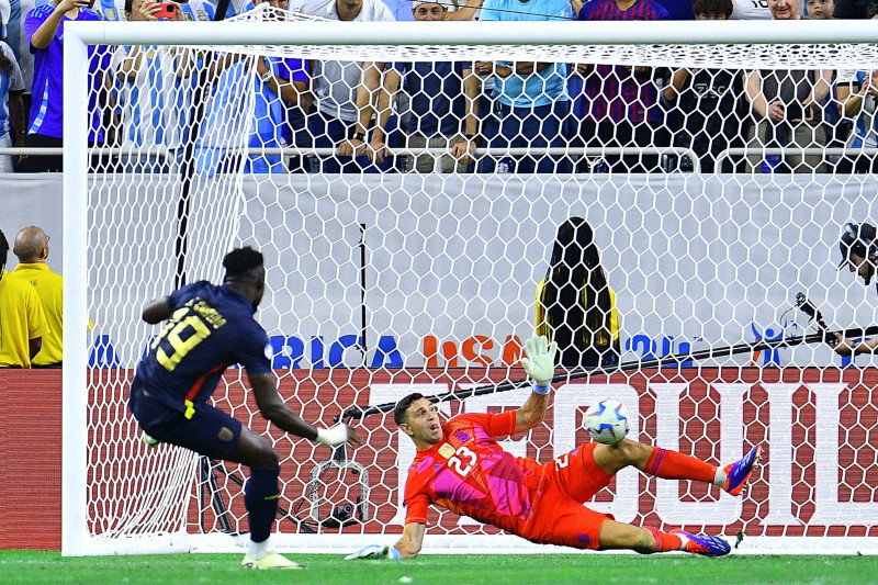 RECORD DATE NOT STATED Copa America USA 2024 Argentina vs Ecuador Quarterfinals Emiliano Martinez of Argentina during th